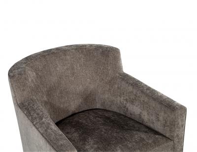  Carrocel Interiors Pair of Modern Swivel Lounge Chairs
