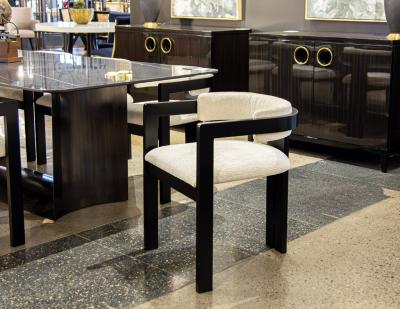  Carrocel Interiors Set 10 of Carrocel Custom Modern Curved Dining Chairs Zeno