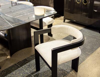  Carrocel Interiors Set 10 of Carrocel Custom Modern Curved Dining Chairs Zeno