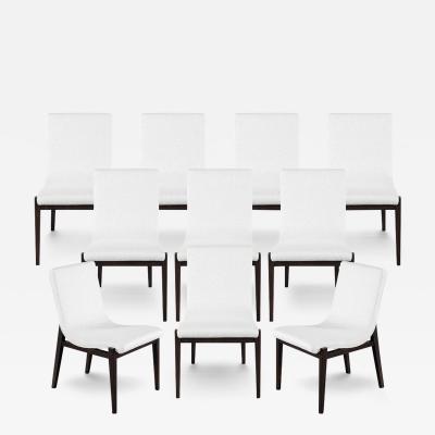  Carrocel Interiors Set of 10 Carrocel Custom Milano Dining Chairs