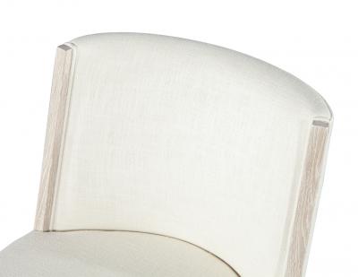  Carrocel Interiors Set of 10 Carrocel Custom Modern Oak Dining Chair in Bleached Finish