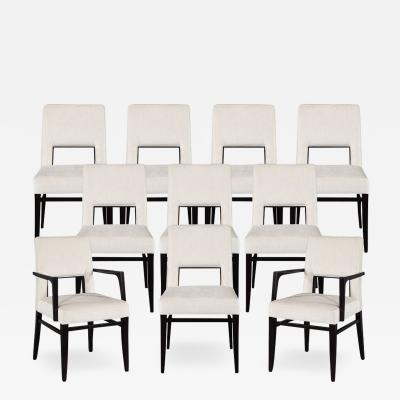  Carrocel Interiors Set of 10 Custom Modern Dining Chairs Finito by Carrocel