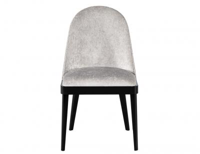  Carrocel Interiors Set of 10 Custom Modern Dining Chairs in Black Lacquer by Carrocel