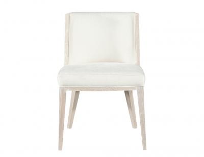  Carrocel Interiors Set of 10 Custom Modern Oak Dining Chairs in Bleached Finish