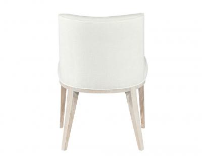  Carrocel Interiors Set of 10 Custom Modern Oak Dining Chairs in Bleached Finish