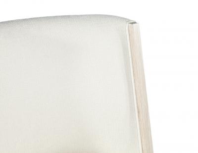  Carrocel Interiors Set of 10 Custom Modern Oak Dining Chairs in Bleached Finish