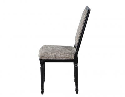  Carrocel Interiors Set of 10 Louis XVI Style Black Dining Chairs by Carrocel