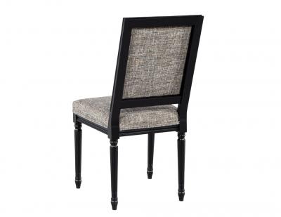  Carrocel Interiors Set of 10 Louis XVI Style Black Dining Chairs by Carrocel