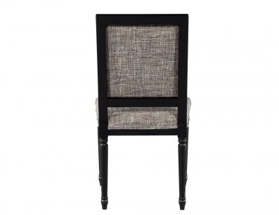  Carrocel Interiors Set of 10 Louis XVI Style Black Dining Chairs by Carrocel