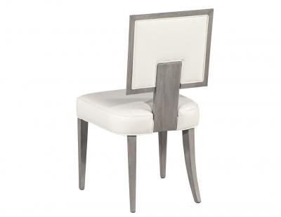  Carrocel Interiors Set of 10 Modern Grey and White Dining Chairs