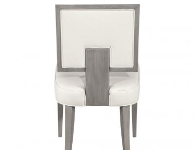  Carrocel Interiors Set of 10 Modern Grey and White Dining Chairs