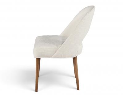  Carrocel Interiors Set of 6 Carrocel Custom Moderno Dining Chairs in Performance Linen