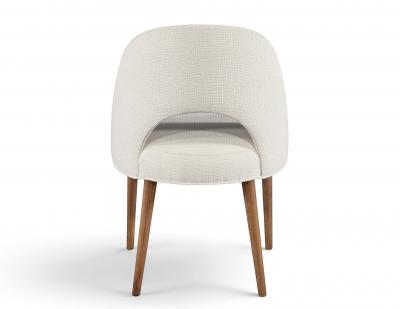 Carrocel Interiors Set of 6 Carrocel Custom Moderno Dining Chairs in Performance Linen