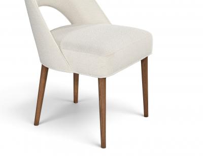  Carrocel Interiors Set of 6 Carrocel Custom Moderno Dining Chairs in Performance Linen