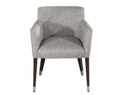  Carrocel Interiors Set of 6 Modern Dining Chairs in Textured Linen Fabric