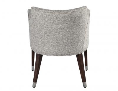  Carrocel Interiors Set of 6 Modern Dining Chairs in Textured Linen Fabric