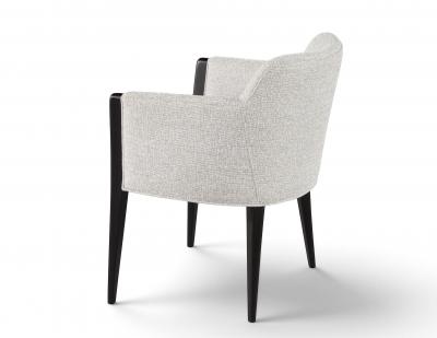  Carrocel Interiors Set of 8 Custom Modern Dining Chairs in Grey and Black Flusso Chair by Carrocel