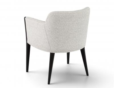  Carrocel Interiors Set of 8 Custom Modern Dining Chairs in Grey and Black Flusso Chair by Carrocel