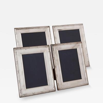  Carrs Silver Four silver mounted photo frames by Carrs Silver