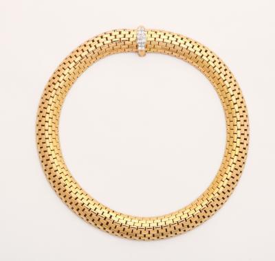 Cartier 18K Gold Diamond Necklace by Cartier