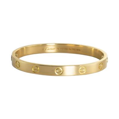 Cartier 18K Yellow Gold Cartier Love Bracelet