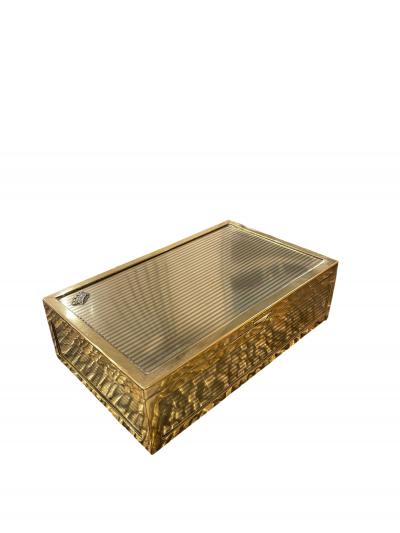  Cartier 1950s Decortavice Silver plated box in the style of Cartier