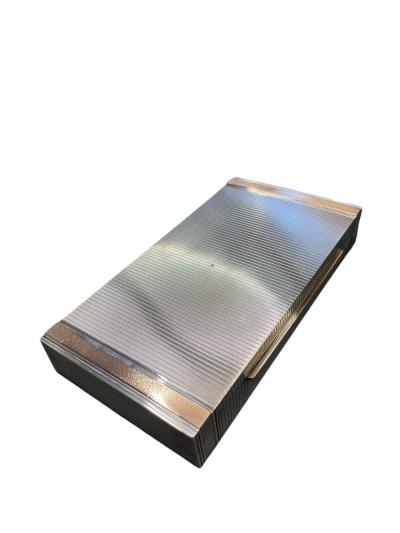  Cartier 1960s Silver and silver gilt decorative box in the manner of Cartier