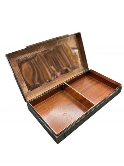  Cartier 1960s Silver and silver gilt decorative box in the manner of Cartier