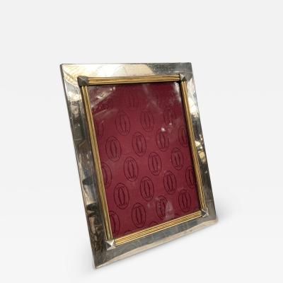  Cartier 1970s Silver plated picture frame by Cartier