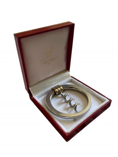  Cartier 1980s Silver plated corkscrew by CARTIER