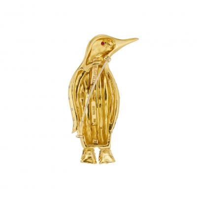  Cartier Aldo Cipullo for Cartier Penguin Brooch