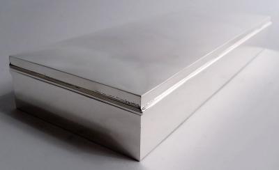  Cartier American Modern Sterling Silver Box by Ubaldo Vitali for Cartier