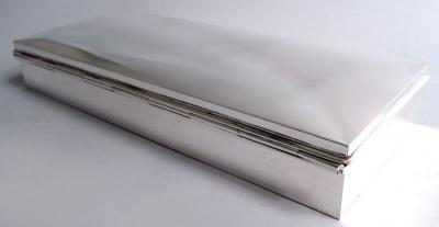  Cartier American Modern Sterling Silver Box by Ubaldo Vitali for Cartier