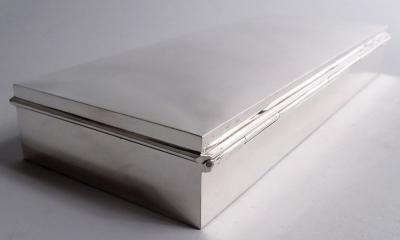  Cartier American Modern Sterling Silver Box by Ubaldo Vitali for Cartier