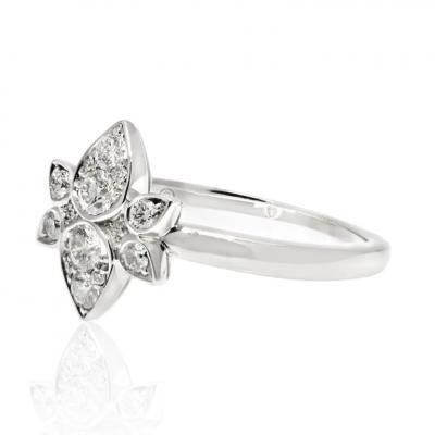  Cartier CARTIER 18K WHITE GOLD CARTIER INDE MYST RIEUSE DIAMOND RING