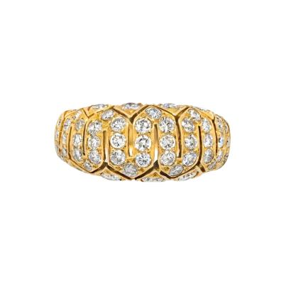  Cartier CARTIER 18K YELLOW GOLD DIAMOND COCKTAIL RING