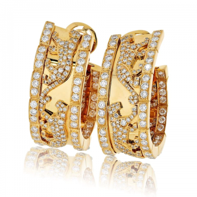  Cartier CARTIER 18K YELLOW GOLD EARRINGS