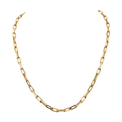  Cartier CARTIER 18K YELLOW GOLD SANTOS LINK 21 INCH CHAIN NECKLACE