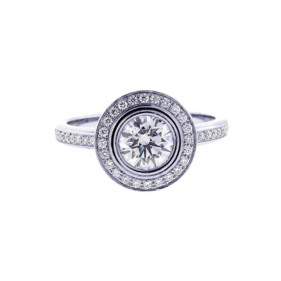  Cartier CARTIER D AMOUR PLATINUM DIAMOND ENGAGEMENT RING