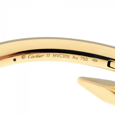  Cartier CARTIER JUSTE UN CLOU 18K YELLOW GOLD MEDIUM MODEL SIZE 17 BRACELET