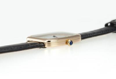  Cartier CARTIER LARGE SQUARE INCURVEE 18K GOLD WRISTWATCH CIRCA 1980S