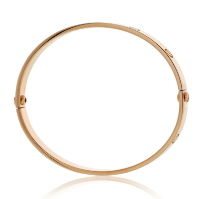  Cartier CARTIER LOVE 18K ROSE GOLD SIZE 20 BANGLE BRACELET