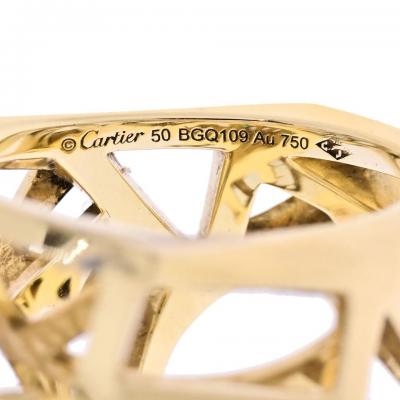  Cartier CARTIER PANTHERE 18K YELLOW GOLD SKELETON RING