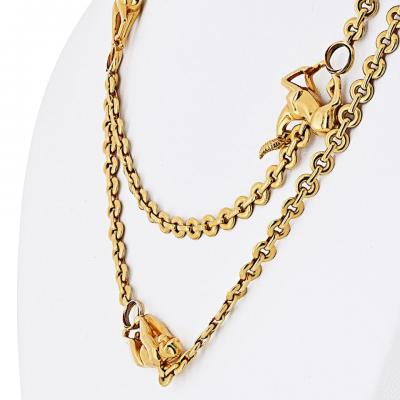  Cartier Cartier 18K Yellow Gold 5 Animal 33 Inches Necklace