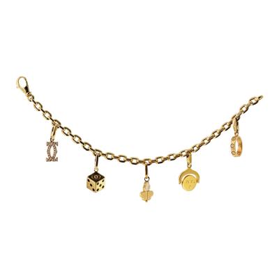  Cartier Cartier 18K Yellow Gold Five Charms Bracelet
