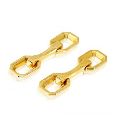  Cartier Cartier 18K Yellow Gold Octagonal Circa 2000 Cuff Links