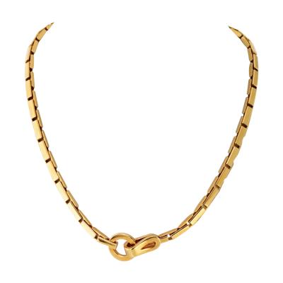  Cartier Cartier Agrafe 18K Yellow Gold Agrafe Clasp Necklace