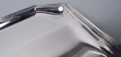  Cartier Cartier American Art Deco Sterling Silver Tray C 1925