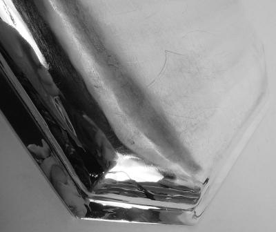  Cartier Cartier American Art Deco Sterling Silver Tray C 1925