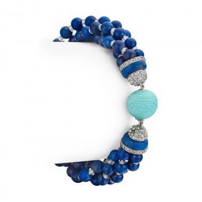 Cartier Cartier Art Deco Lapis Bracelet